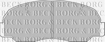 BORG & BECK bbp1206 -  Комплект тормозных колодок, дисковый тормоз